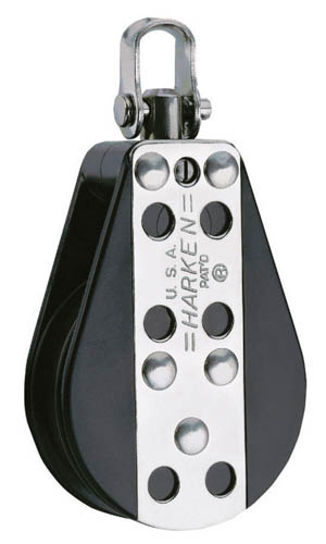 Harken Big Classic 2,25 tommer blok 57mm enk/svl