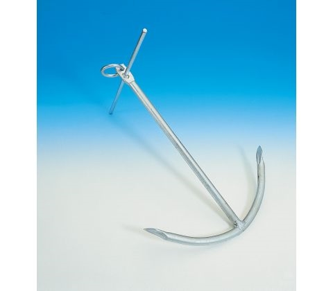 2-flænet anker  8,0 kg Galvaniseret